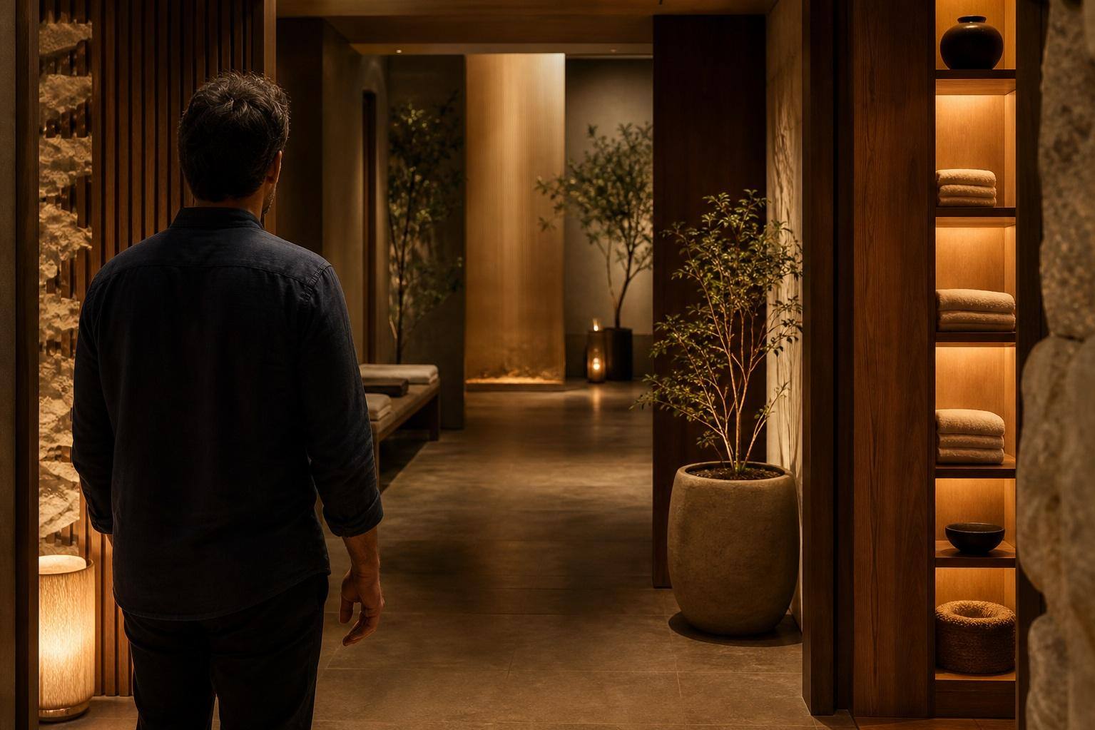 What type of men go to male erotic massage parlors?
